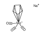 Na[Mo(CO)3(cyclopentadienyl)] Structure