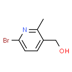 (6-Bromo-2-methyl-pyridin-3-yl)-methanol Structure