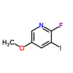 2-Fluoro-3-iodo-5-methoxypyridine structure