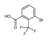 3-溴-2-(三氟甲基)苯甲酸结构式