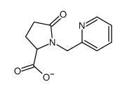 N-(2-pyridylmethyl)-2-pyrrolidone-5-carboxylate结构式