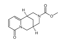 (-)-N-methoxycarbonyl-1,2,3,4,5,6-hexahydro-1,5-methano-pyrido[1,2-a][1,5]diazocin-8-one Structure