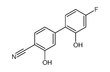 4-(4-fluoro-2-hydroxyphenyl)-2-hydroxybenzonitrile结构式