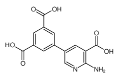 5-(6-amino-5-carboxypyridin-3-yl)benzene-1,3-dicarboxylic acid结构式