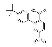 2-(4-tert-butylphenyl)-4-nitrobenzoic acid结构式