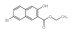 ETHYL 7-BROMO-3-HYDROXY-2-NAPHTHOATE Structure