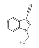 1-ETHYL-1H-INDOLE-3-CARBONITRILE structure