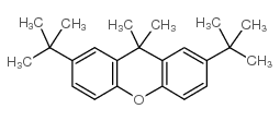 2,7-二叔丁基-9,9-二甲基氧杂蒽结构式