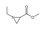 2-Aziridinecarboxylic acid, 1-ethyl-, methyl ester, (+)- (9CI) Structure