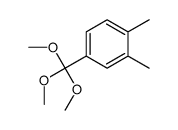 1,2-dimethyl-4-(trimethoxymethyl)benzene Structure