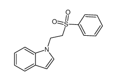 1-(2-benzenesulfonylethyl)-1H-indole Structure