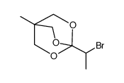 1-(1-bromoethyl)-4-methyl-2,6,7-trioxabicyclo[2.2.2]octane结构式