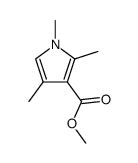 1,2,4-trimethyl-pyrrole-3-carboxylic acid methyl ester结构式