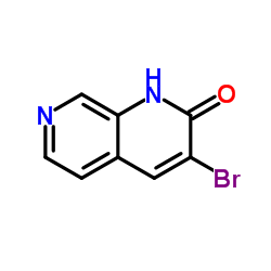 3-Bromo-1,7-naphthyridin-2(1H)-one结构式