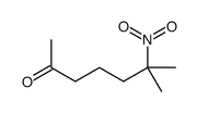 6-Methyl-6-nitro-2-heptanone structure