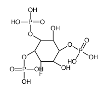 3-deoxy-3-fluoroinositol 1,4,5-trisphosphate Structure