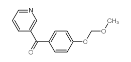 [4-(METHOXYMETHOXY)PHENYL](PYRIDIN-3-YL)METHANONE结构式