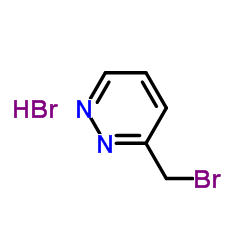 3-(溴甲基)哒嗪氢溴酸盐结构式