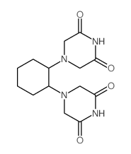 2,6-Piperazinedione,4,4'-(1,2-cyclohexanediyl)bis- Structure