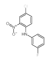 Benzenamine,4-chloro-N-(3-fluorophenyl)-2-nitro-结构式