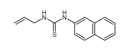 N-allyl-N'-[2]naphthyl-thiourea结构式