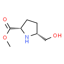 L-Proline, 5-(hydroxymethyl)-, methyl ester, cis- (9CI) picture