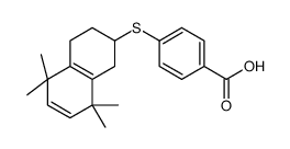 4-(5,5,8,8-tetramethyltetralin-2-yl)sulfanylbenzoic acid Structure