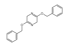 3,6-bis-benzyloxy-2,5-dihydro-pyrazine Structure