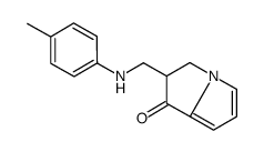 2-[(4-methylanilino)methyl]-2,3-dihydropyrrolizin-1-one Structure