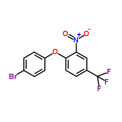 1-(4-Bromophenoxy)-2-nitro-4-(trifluoromethyl)benzene structure