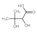 Butanoic acid,2,3-dihydroxy-3-methyl- structure