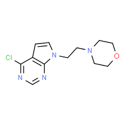 4-CHLORO-7-(2-MORPHOLINOETHYL)-7H-PYRROLO[2,3-D]PYRIMIDINE structure