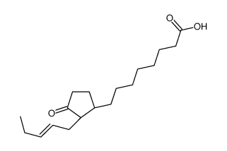 8-[(1S,2S)-3-oxo-2-pent-2-enylcyclopentyl]octanoic acid Structure