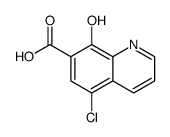 7-Quinolinecarboxylicacid,5-chloro-8-hydroxy-(9CI) picture