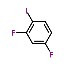 2,4-Difluoro-1-iodobenzene Structure