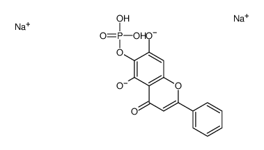 baicalein phosphate Structure