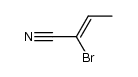 (Z)-2-bromobut-2-enenitrile Structure