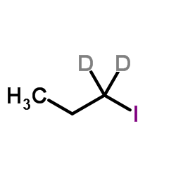 1-Iodo(1,1-2H2)propane Structure