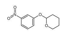 2-(3-nitrophenoxy)oxane Structure