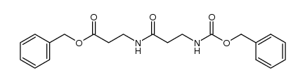 Carbobenzoxy-β-alanyl-β-alanin-benzylester Structure