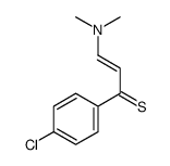 1-(4-chlorophenyl)-3-(dimethylamino)prop-2-ene-1-thione结构式