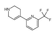 4-[6-(三氟甲基)吡啶-2-基]-1,2,3,6-四氢吡啶结构式