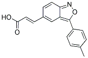 3-[3-(4-METHYLPHENYL)-2,1-BENZISOXAZOL-5-YL]ACRYLIC ACID Structure