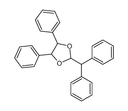 2-benzhydryl-4,5-diphenyl-1,3-dioxolane结构式