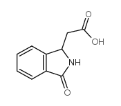 2-(3-oxo-1,2-dihydroisoindol-1-yl)acetic acid Structure