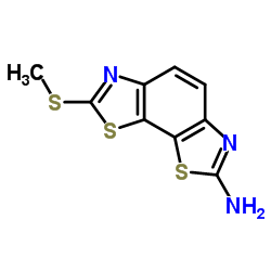 7-(Methylsulfanyl)[1,3]thiazolo[4,5-g][1,3]benzothiazol-2-amine picture