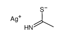 silver(I) ethanimidothioate Structure