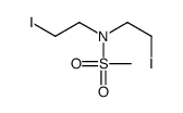 N,N-bis(2-iodoethyl)methanesulfonamide structure