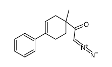 2-diazonio-1-(1-methyl-4-phenylcyclohex-3-en-1-yl)ethenolate Structure