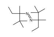 bis(2,2,3-trimethylpentan-3-yl)diazene结构式